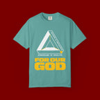 For Our God T‑Shirt — Christian Triangle Graphic Tee