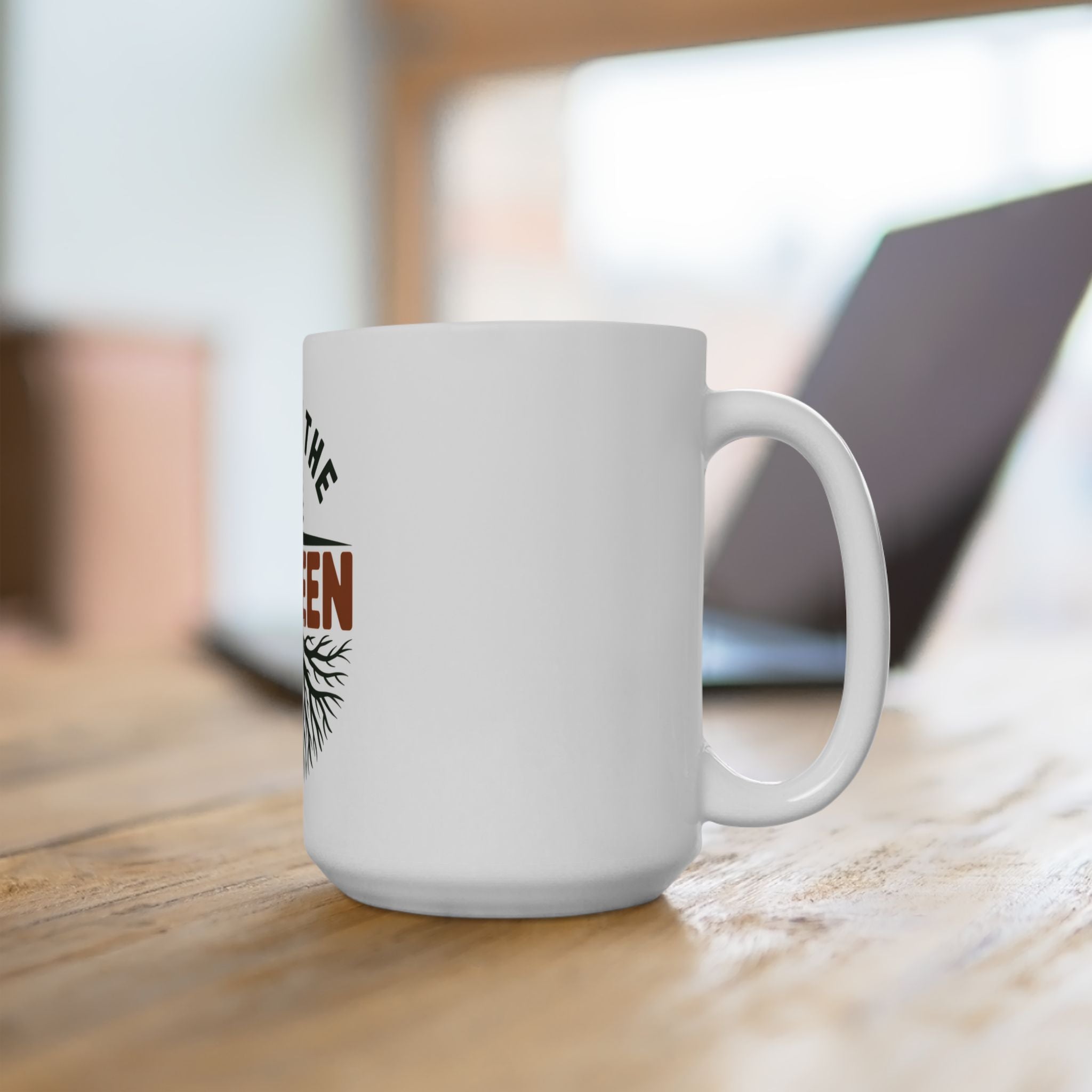 Trust the Unseen Ceramic Mug — Inspirational Tree & Roots Coffee Cup (11oz/15oz)