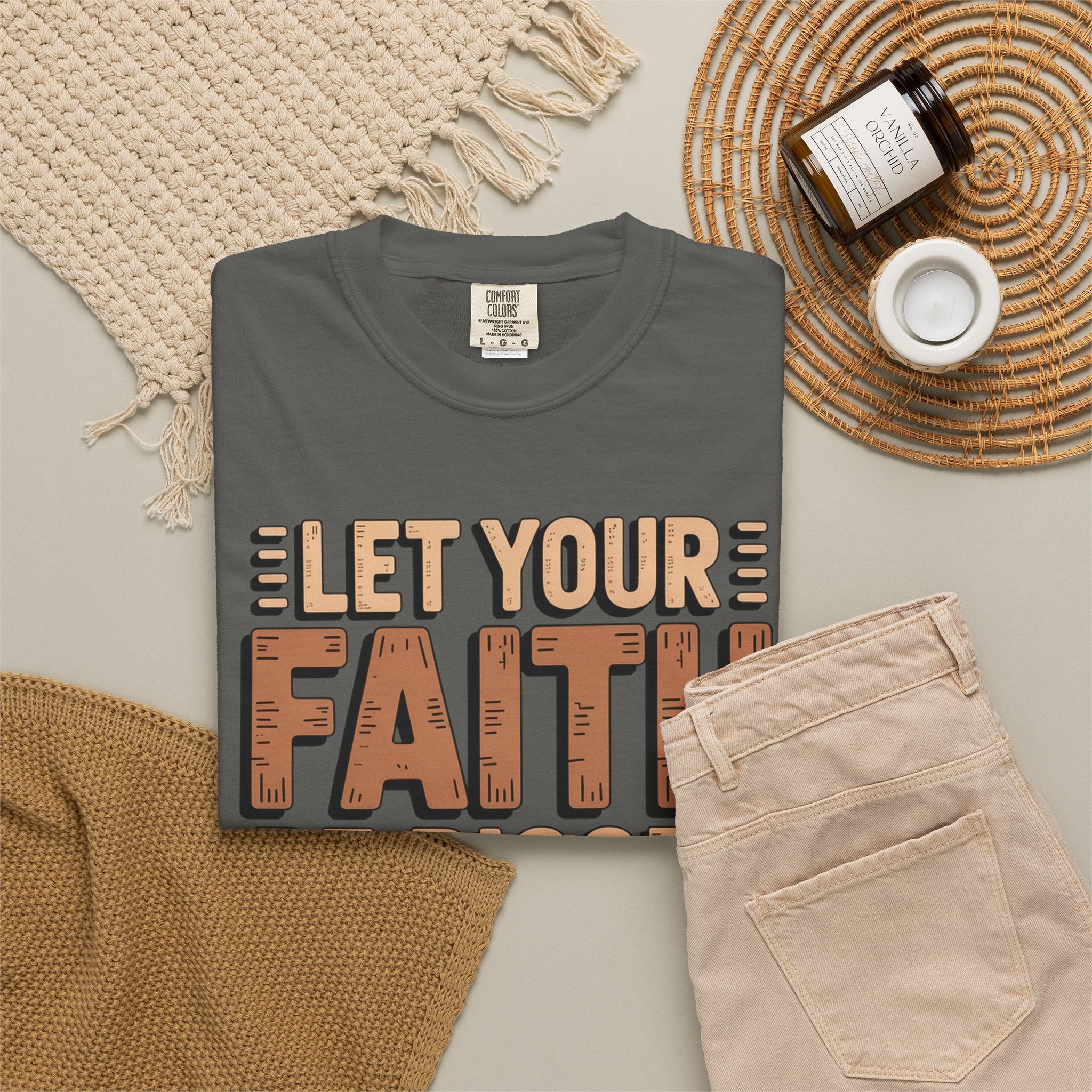 Faith Over Fear T-Shirt — Inspirational Christian Graphic Tee