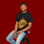 Funny Road Sign T-Shirt — "All Trash No Trailer" Graphic Tee
