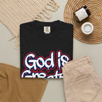God Is Greater American Flag T-Shirt