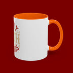 Faith Family Friends Accent Coffee Mug – Inspirational Religious Gift (11/15oz)