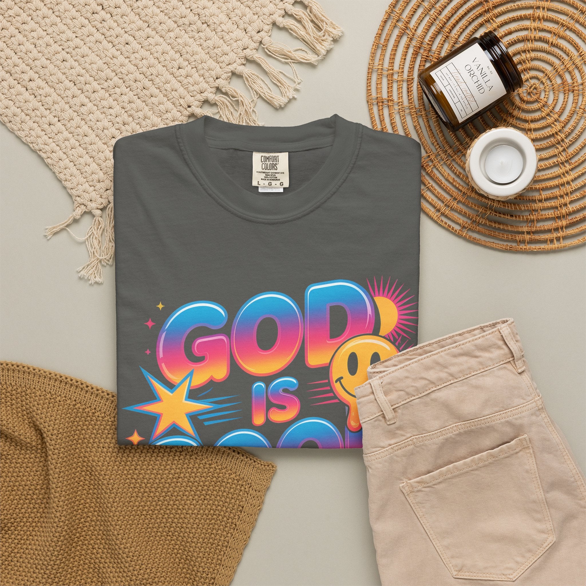 God Is Good All The Time T-Shirt — Positive Christian Graphic Tee