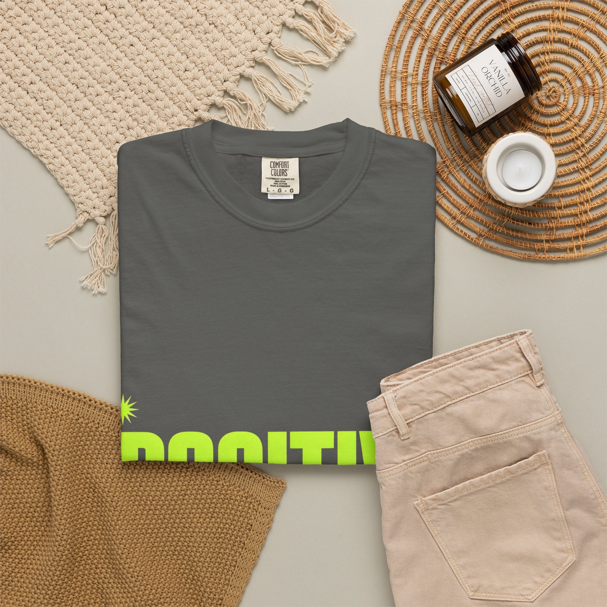 Positive Mind Vibes T-Shirt — Graphic Motivational Tee