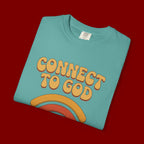 Connect to God T-Shirt — "The Password Is Prayer" Retro Faith Tee