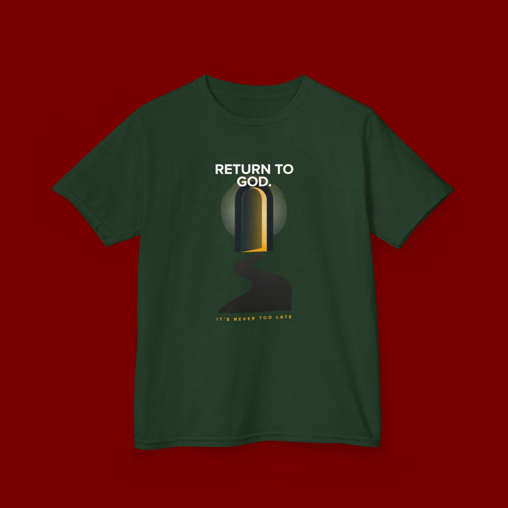 Kids T‑Shirt — "Return to God" Spiritual Graphic Tee