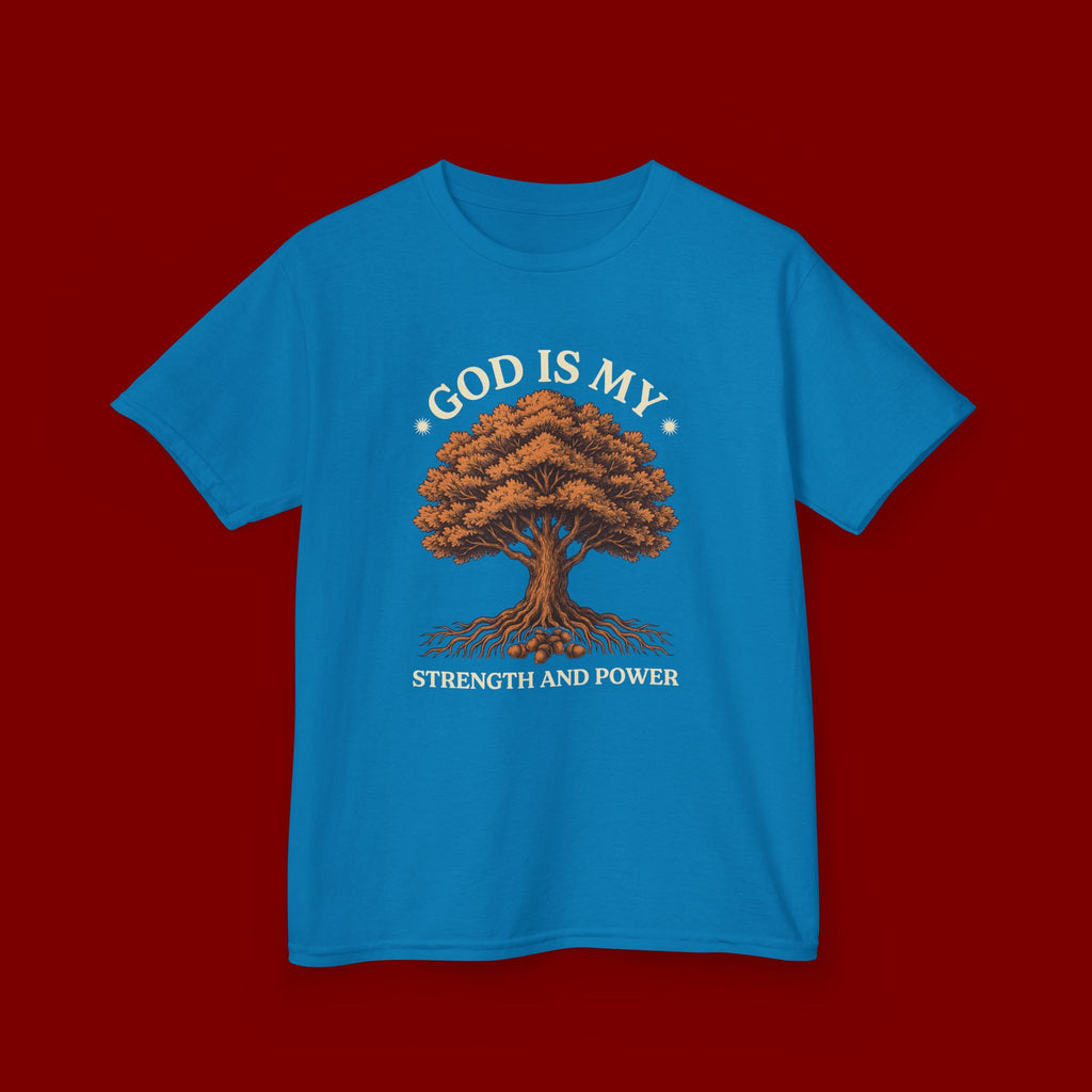 Autumn Oak Tree Kids T‑Shirt — Cozy Fall Nature Tee for Children