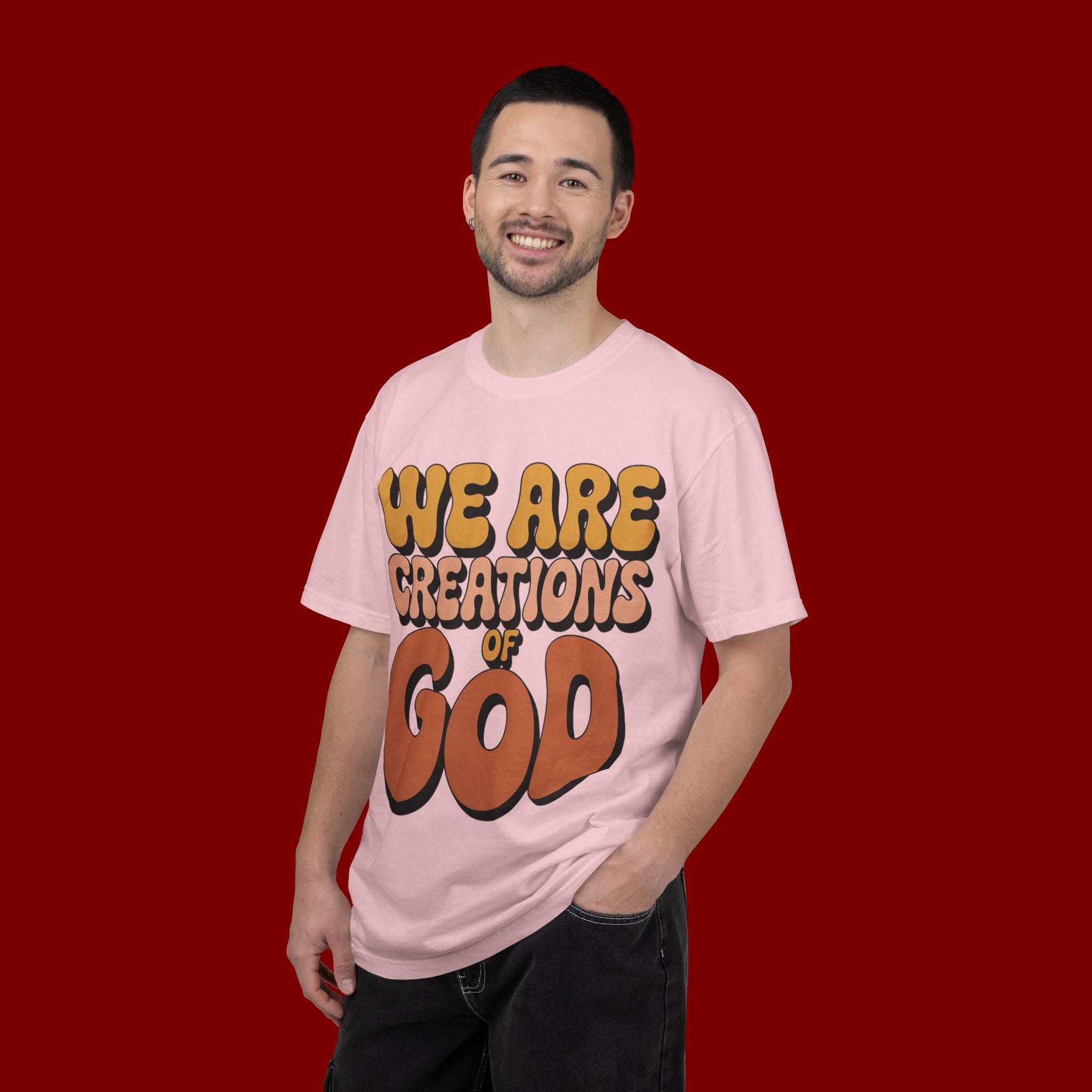 We Are Creations of God T-Shirt — Retro Faith Graphic Tee