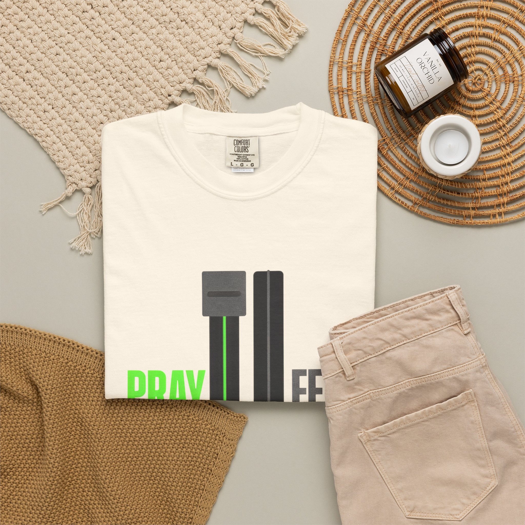 Pray More Fear Less T-Shirt — Inspirational Faith Graphic Tee