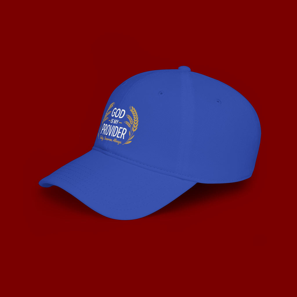 God Is My Provider Baseball Cap — Faith Hat with 'God Is My Provider' Design