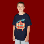 Kids Tee — Retro 'Be Good, Do Good, Feel Good' Positive Message Shirt