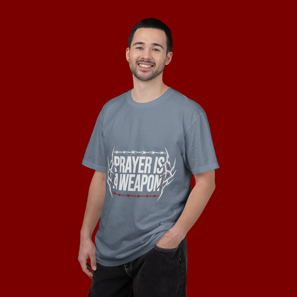 Prayer Is A Weapon T-Shirt — Christian Faith Graphic Tee
