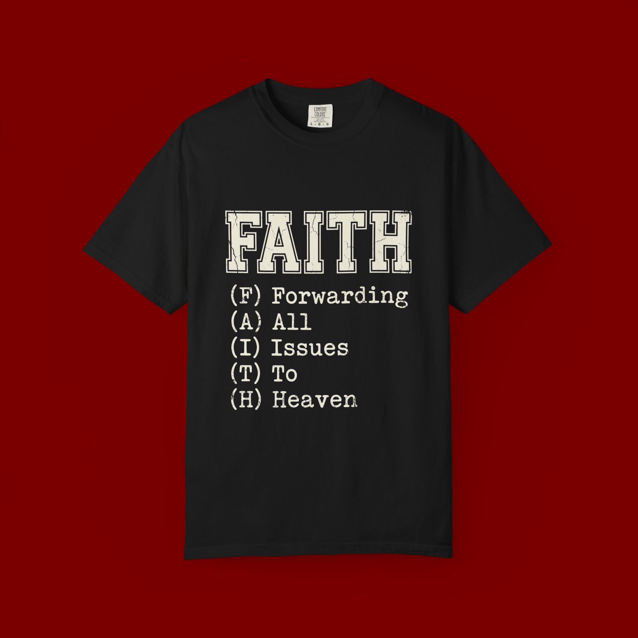 Faith Graphic T-Shirt — Minimalist Inspirational Tee