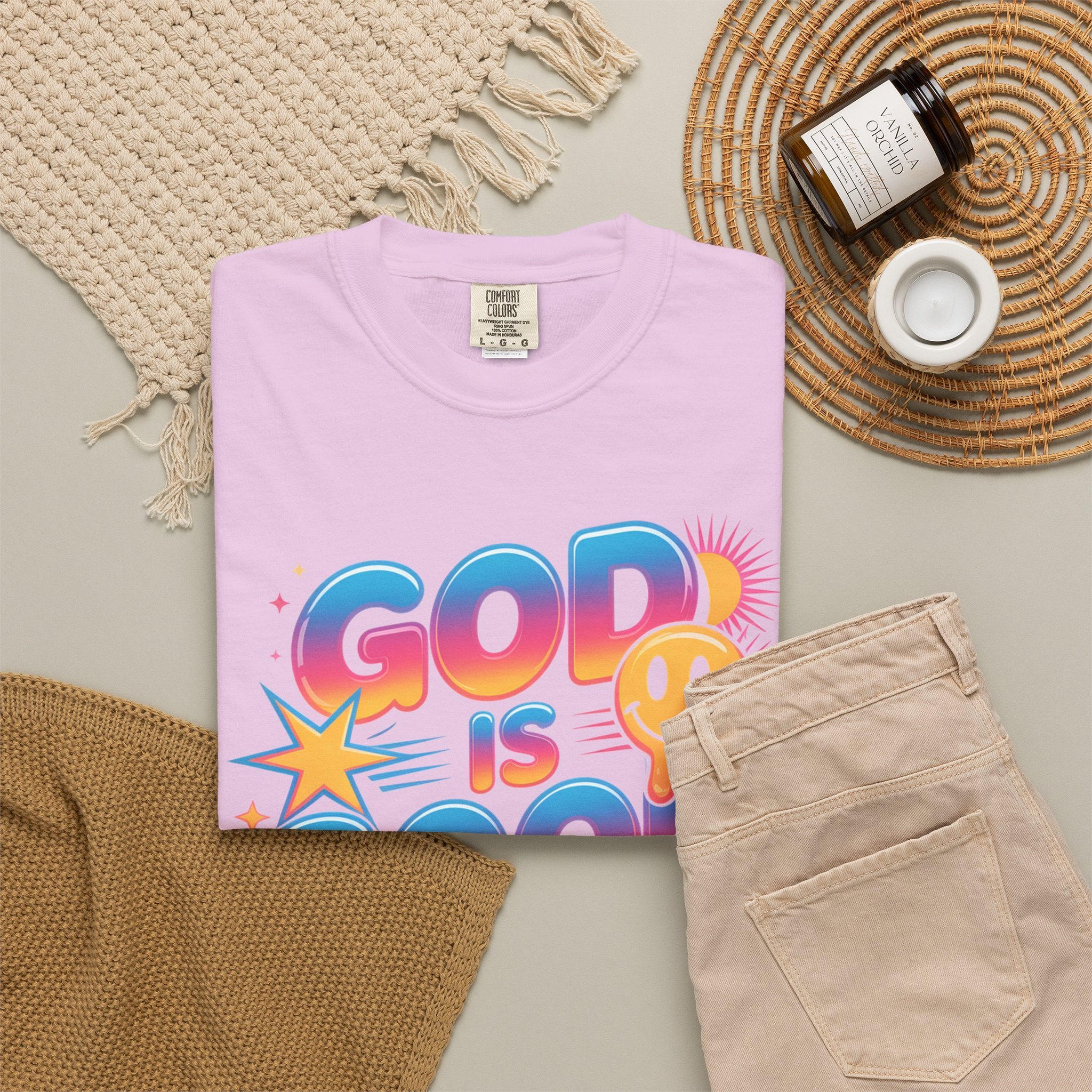 God Is Good All The Time T-Shirt — Positive Christian Graphic Tee
