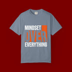 OVER Block Graphic T-Shirt — Bold Orange Minimalist Tee