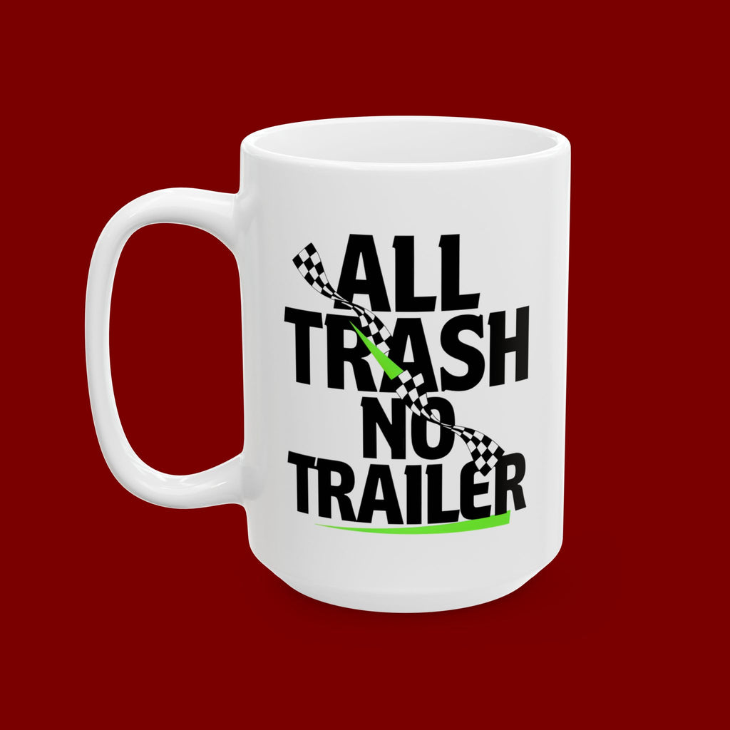 Ceramic Mug — “Tread Lightly” Racing Design Coffee Mug (11oz & 15oz)