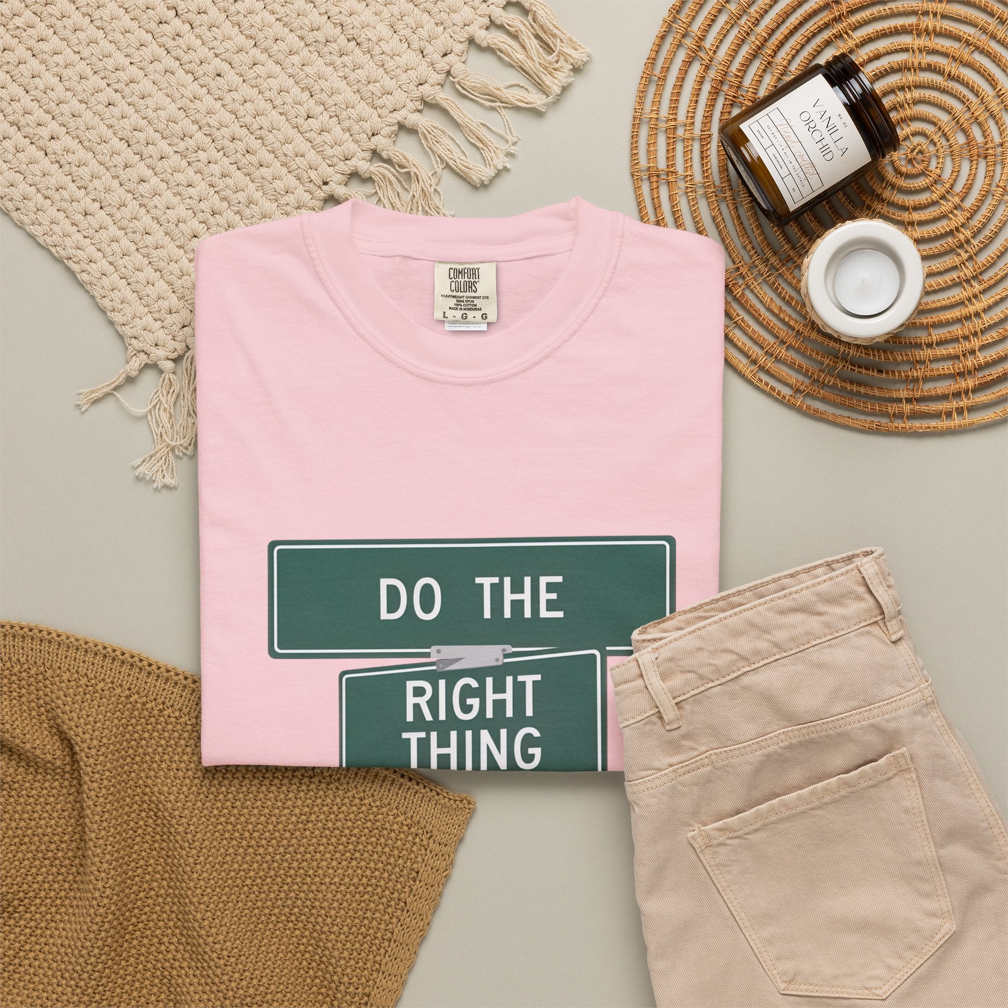 Do The Right Thing Street Sign T-Shirt