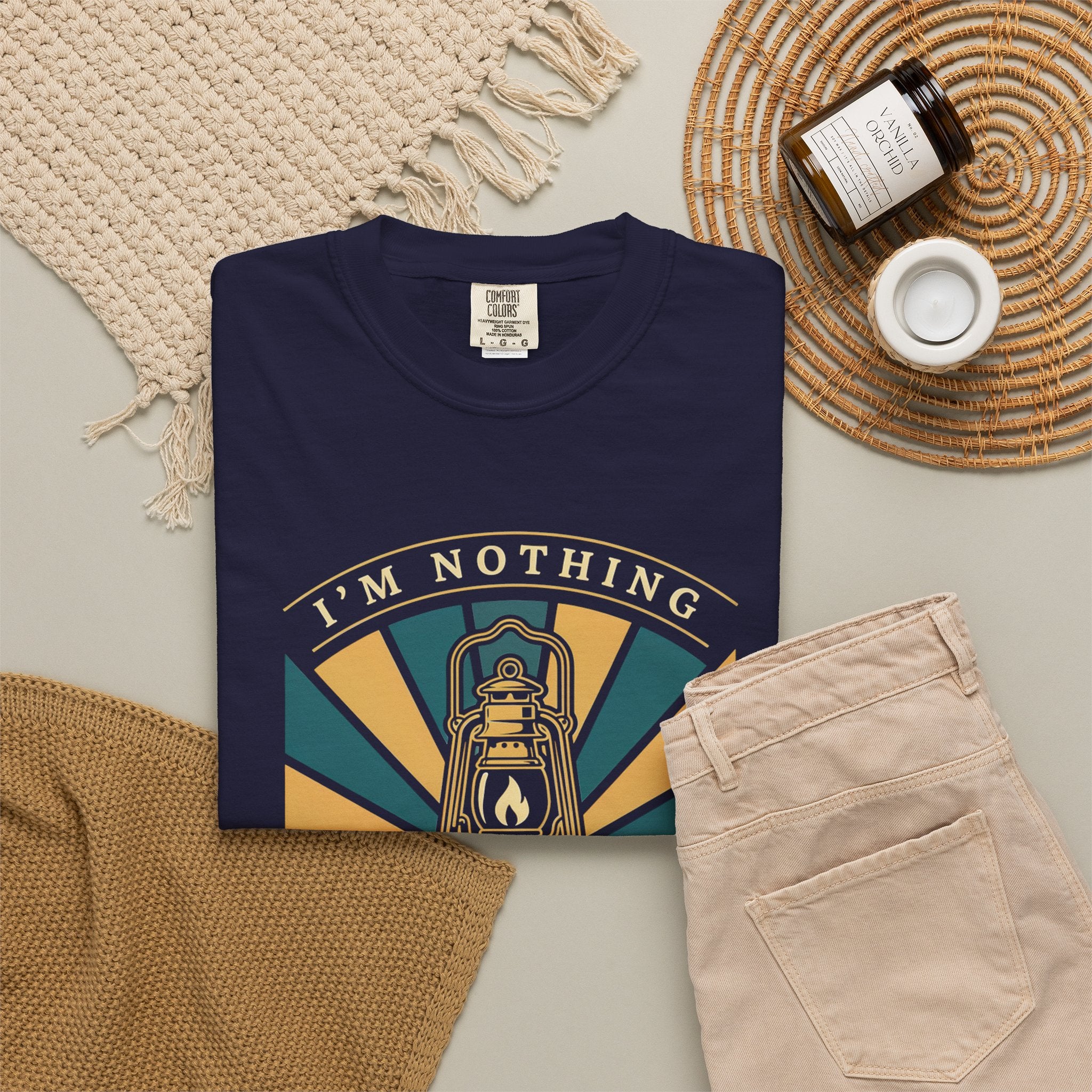 I'm Nothing Without God T-Shirt — Faith Lantern Christian Tee