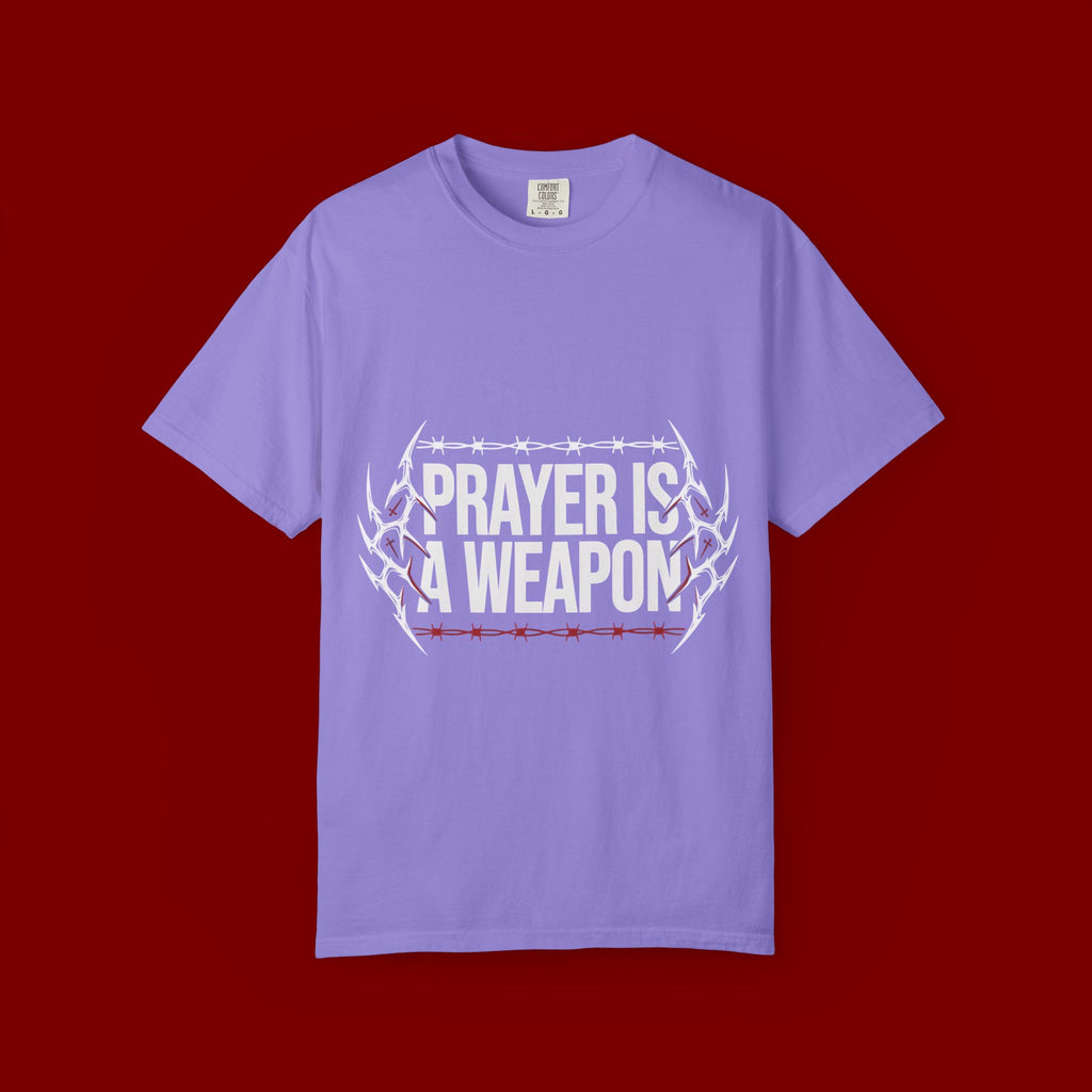 Prayer Is A Weapon T-Shirt — Christian Faith Graphic Tee
