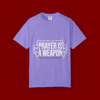 Prayer Is A Weapon T-Shirt — Christian Faith Graphic Tee