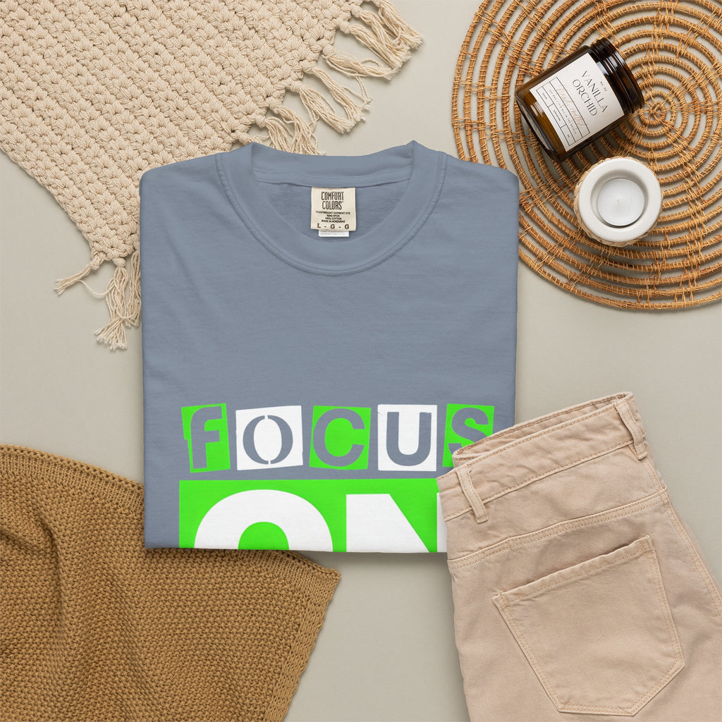 Focus On The Positive T-Shirt — Motivational Graphic Tee
