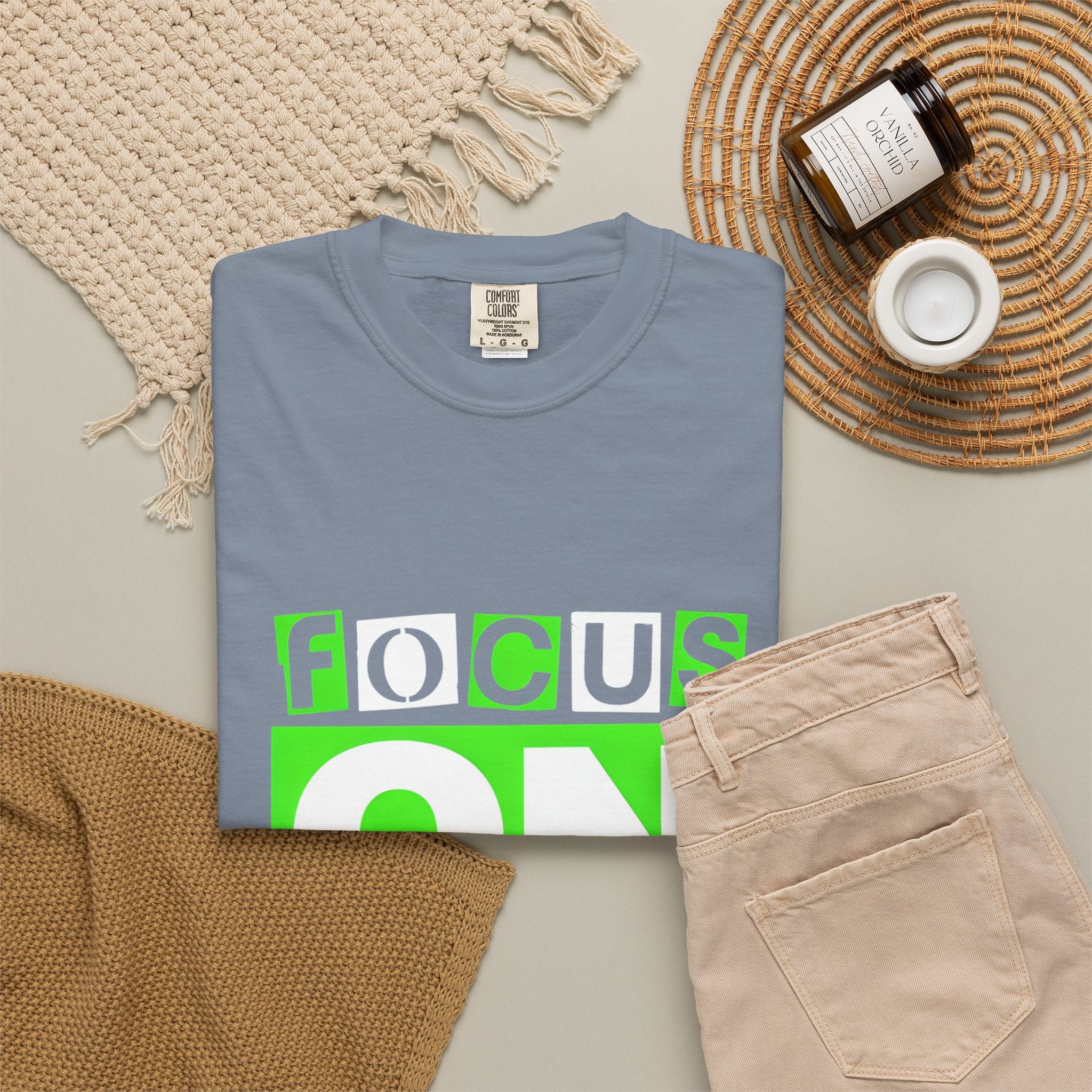 Focus On The Positive T-Shirt — Motivational Graphic Tee