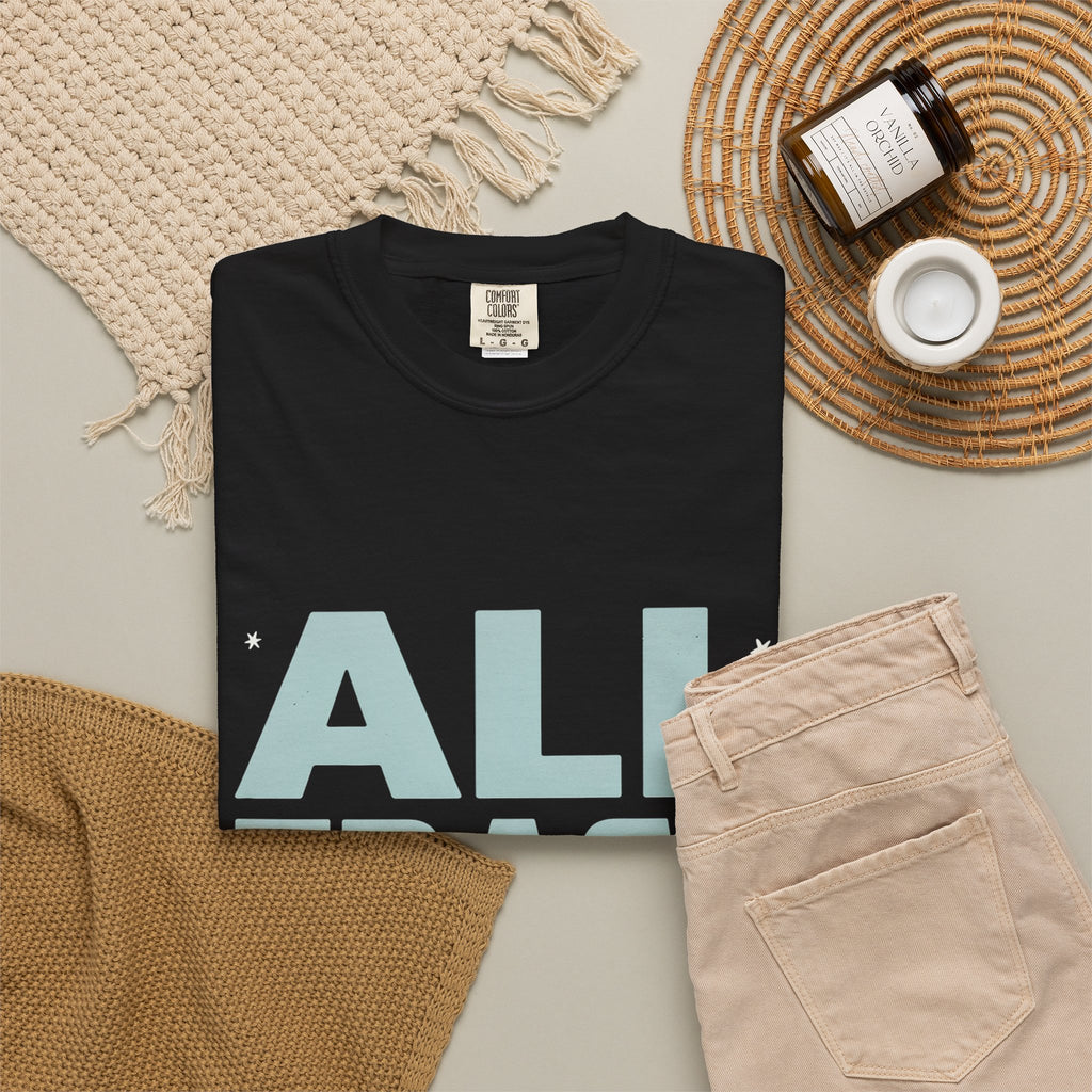 ALL TRASH No Trailer Graphic T-Shirt — Funny Retro Statement Tee