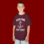 Kids T-Shirt - Plain White Heavy Cotton Tee (Everyday Wear, School & Play)