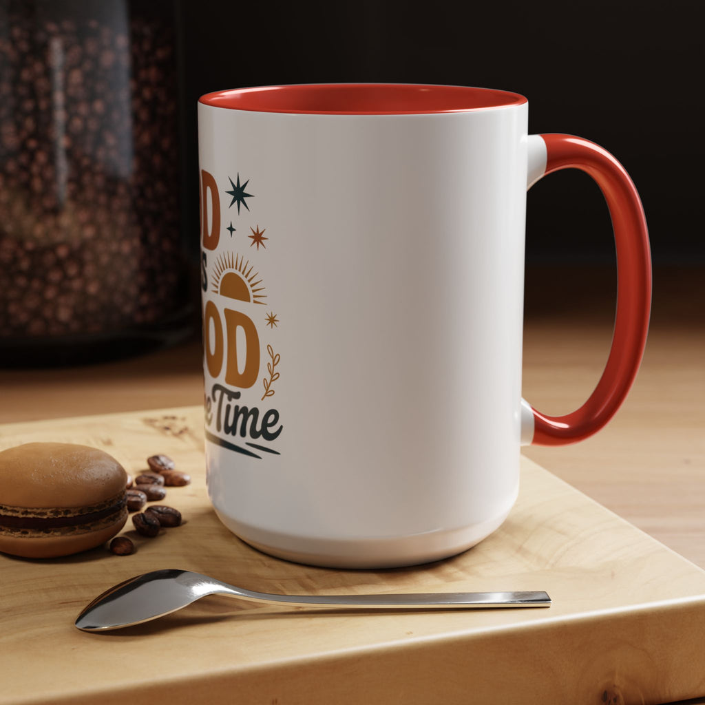 Praise the Lord Coffee Mug – Retro Christian Faith Accent Mug (11/15oz)