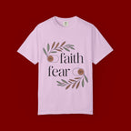 Faith Over Fear T‑Shirt — Inspirational Christian Tee with 'faith' and 'fear' Design