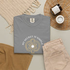 I Prae Key Graphic T-Shirt — 'My Secret Is Simple' Vintage Key Tee