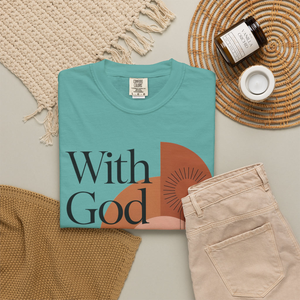 With God All Things Are Possible Christian T-Shirt