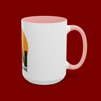 Accent Coffee Mug — "Focus On The Positive" Motivational Mug