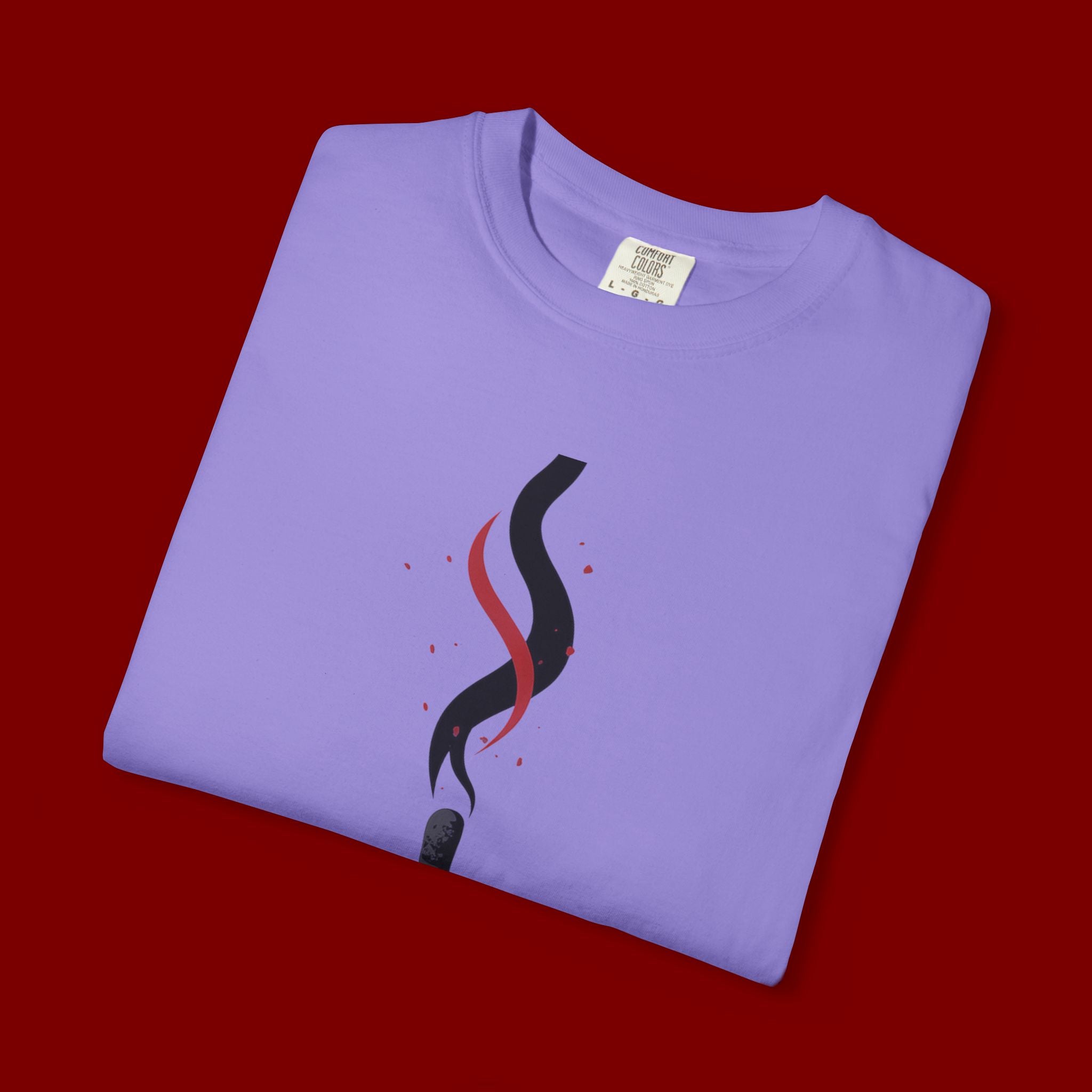 Matchstick Graphic T-Shirt — “Time Never Comes Again” Vintage-Inspired Tee