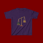 Kids Tee — Scales Design with 'Pray More' & 'Fear Less' Inspirational Graphic