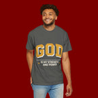 God Is My Strength T-Shirt — Faith Christian Graphic Tee
