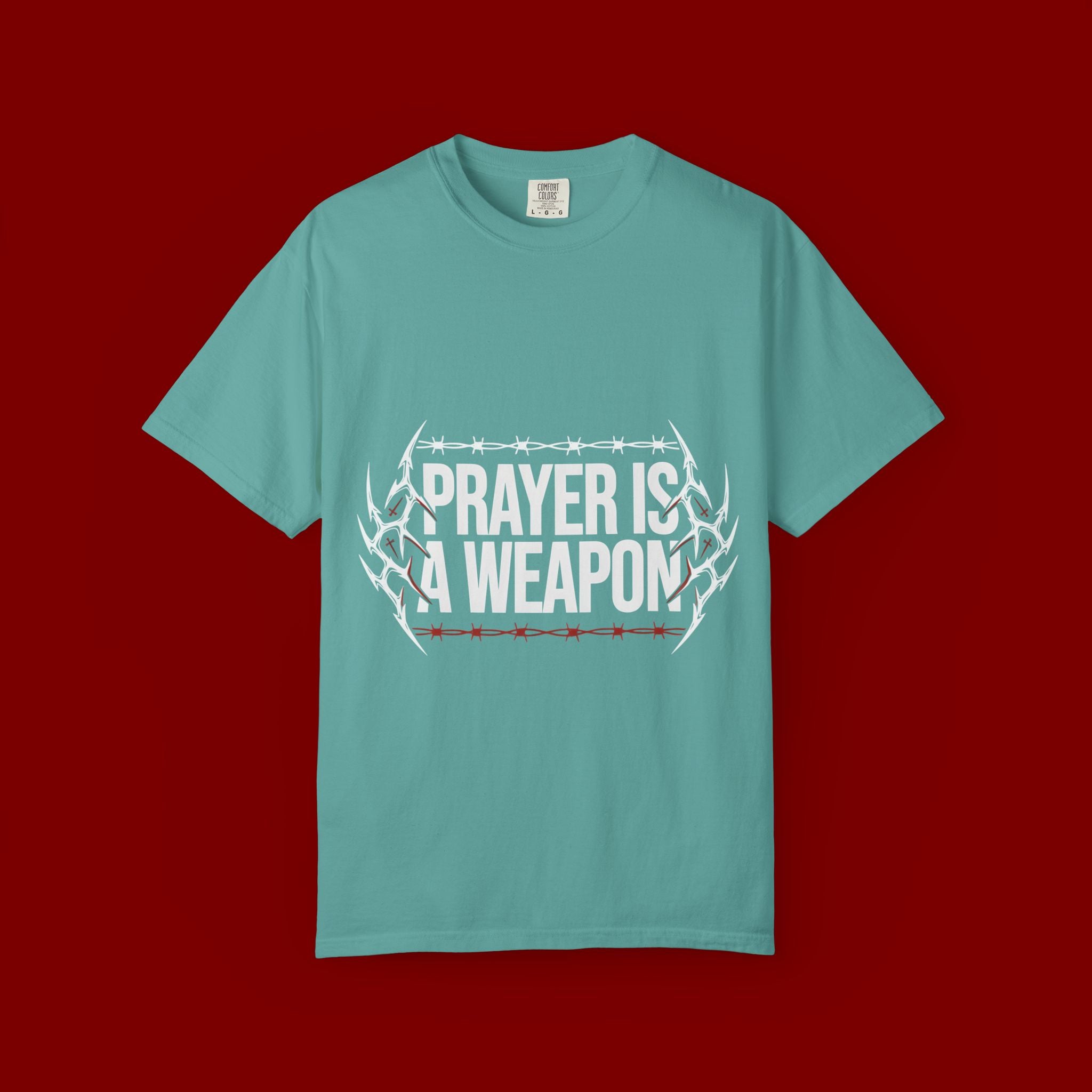 Prayer Is A Weapon T-Shirt — Christian Faith Graphic Tee