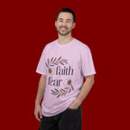 Faith Over Fear T‑Shirt — Inspirational Christian Tee with 'faith' and 'fear' Design