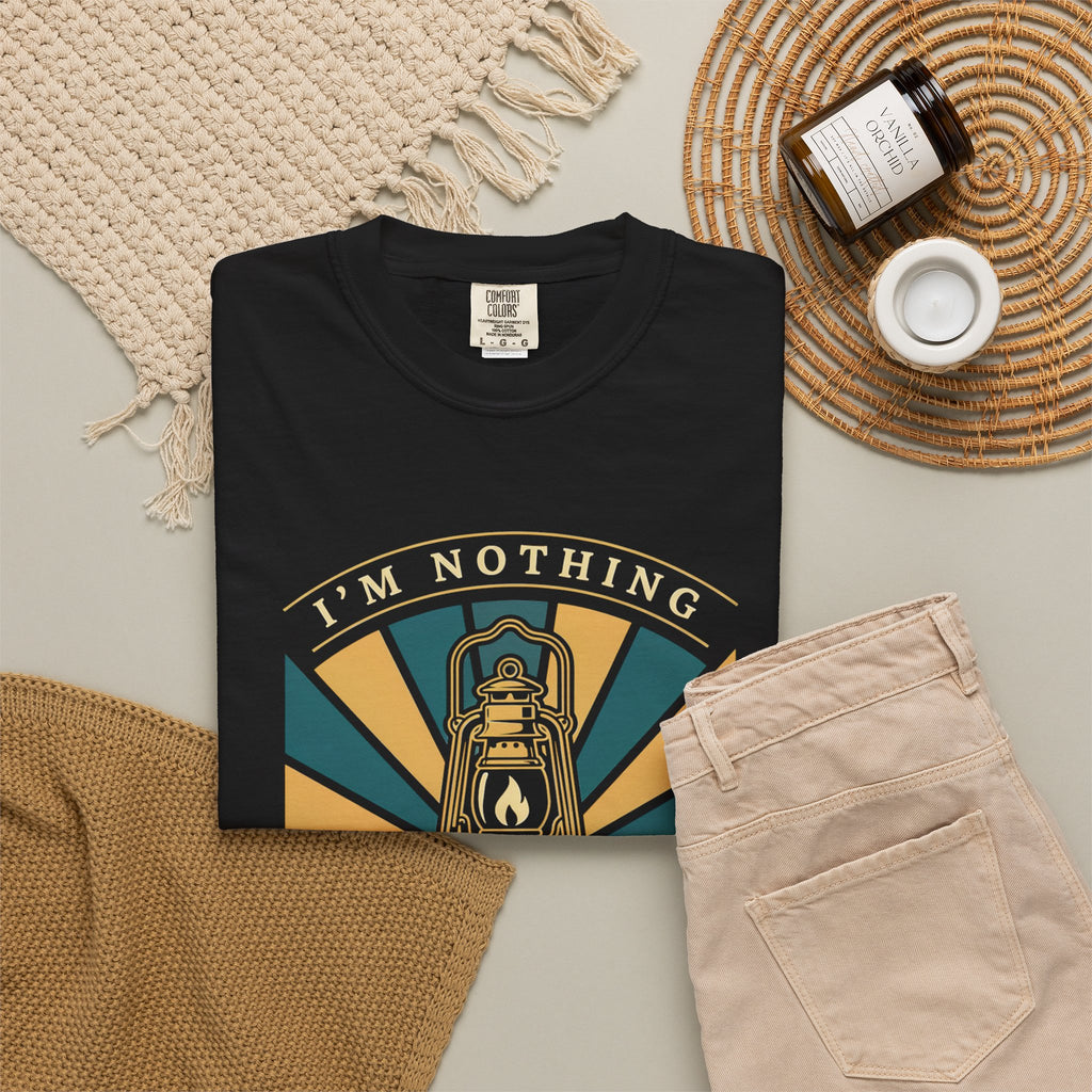 I'm Nothing Without God T-Shirt — Faith Lantern Christian Tee