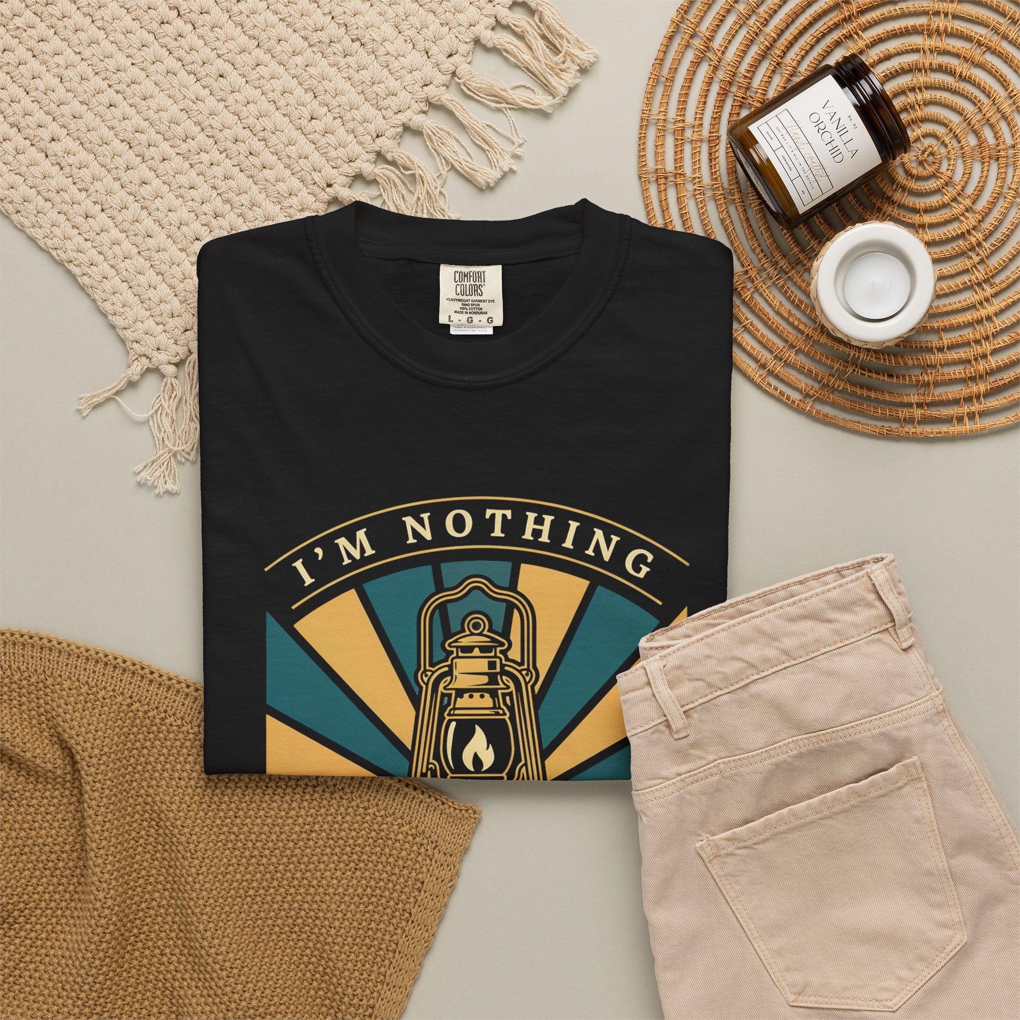 I'm Nothing Without God T-Shirt — Faith Lantern Christian Tee