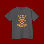 Kids Tee - "Connect to God" WiFi Prayer Graphic Shirt