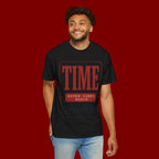 TIME Never Comes Again T-Shirt — Vintage Ticket Graphic Tee