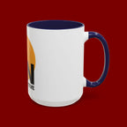 Accent Coffee Mug — "Focus On The Positive" Motivational Mug