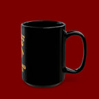 Connect to God Mug - "The Password Is Prayer" Inspirational Black Coffee Cup