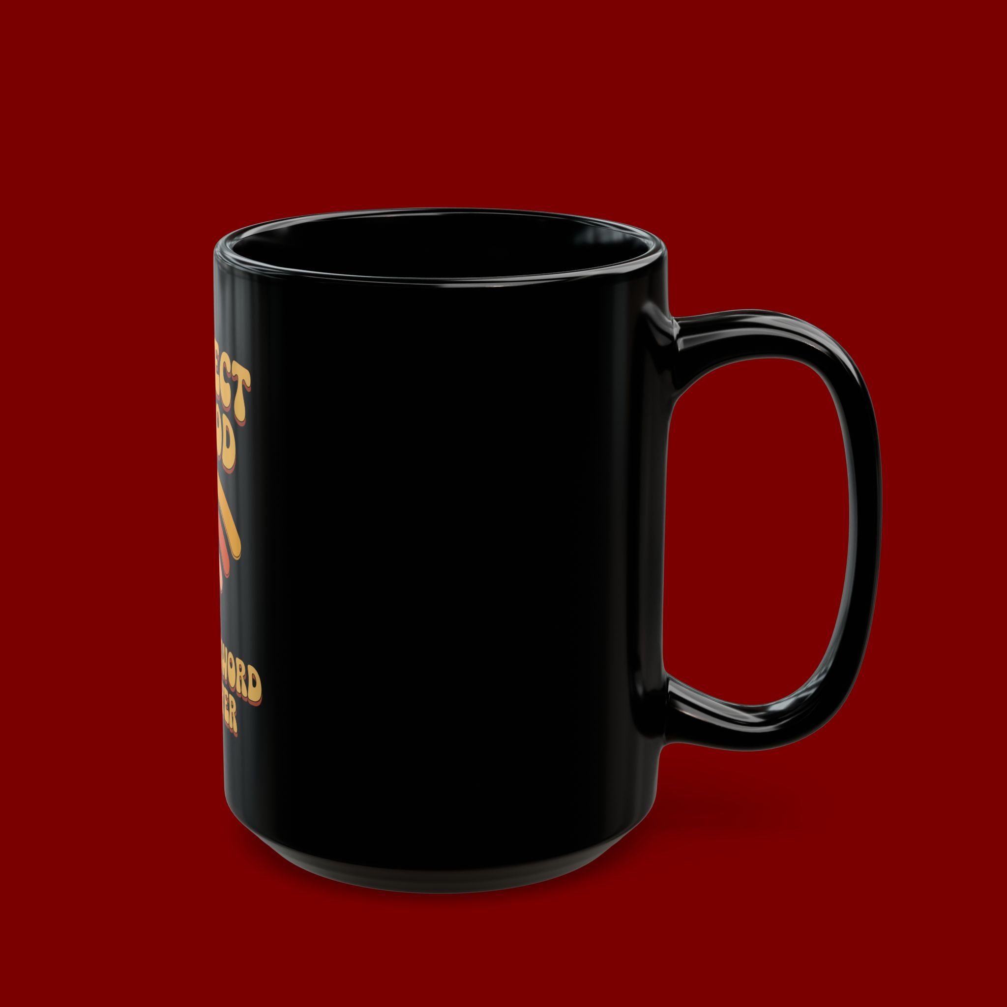 Connect to God Mug - "The Password Is Prayer" Inspirational Black Coffee Cup