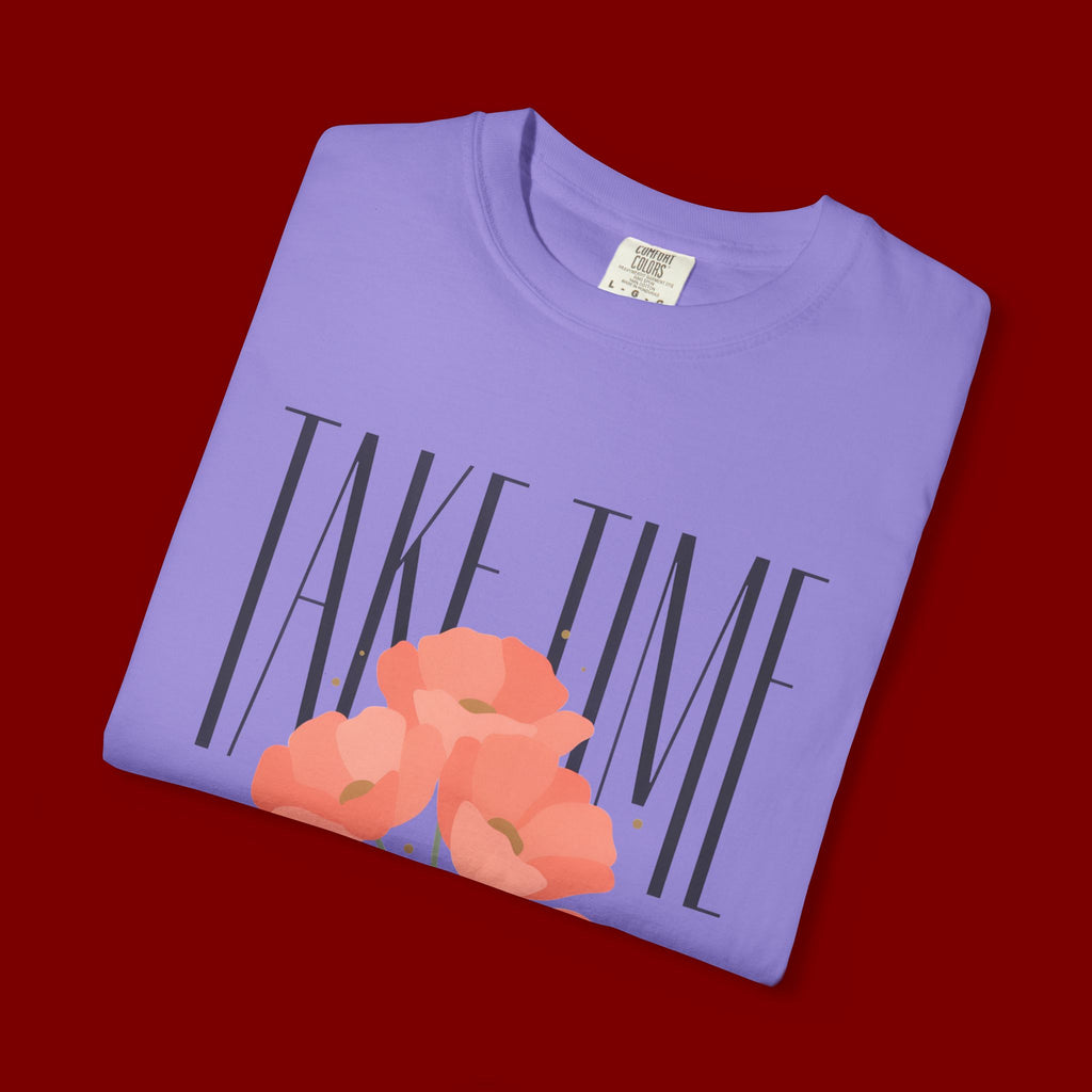 Take Time to Pray Floral T-Shirt — Christian Faith Graphic Tee