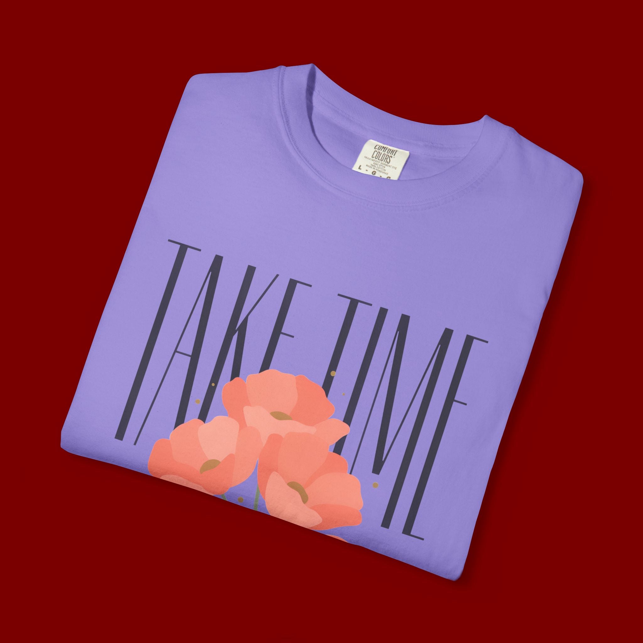 Take Time to Pray Floral T-Shirt — Christian Faith Graphic Tee