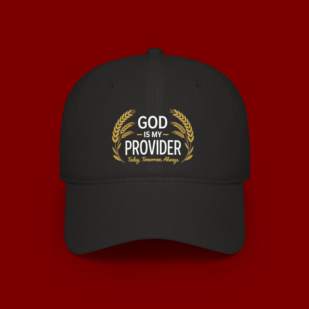 God Is My Provider Baseball Cap — Faith Hat with 'God Is My Provider' Design