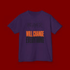 Kids T‑Shirt — "Prayer Will Change Everything" Inspirational Faith Tee