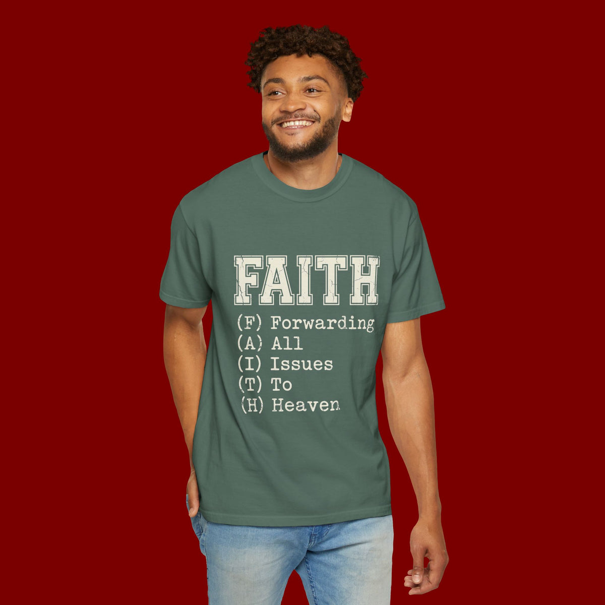 Faith Graphic T-Shirt — Minimalist Inspirational Tee